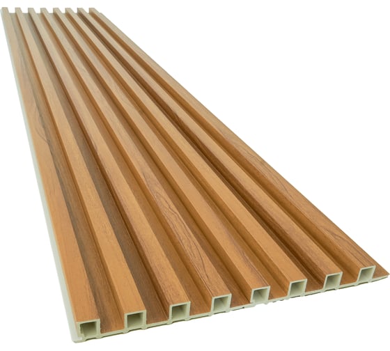Реечные панели LAKO Комплект 10 шт., ПВХ Дуб натур 1000x160x23мм, 1,6м2 LKD-RE-P108-100CM-MEGA10