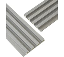 Реечные панели LAKO Комплект 20 шт., ПВХ Дуб светло-серый 1000x160x23мм, 3,2м2 LKD-RE-P51-100CM-MEGA20