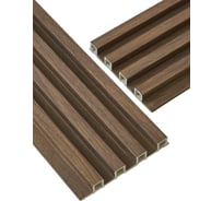 Реечные панели LAKO Комплект 20 шт., ПВХ Орех светлый 1500x160x23мм, 4,8м2 LKD-RE-P41-150CM-MEGA20