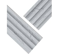 Реечные панели LAKO Комплект 20 шт., ПВХ Мрамор светлый 1500x160x23мм, 4,8м2 LKD-RE-P149-150CM-MEGA20