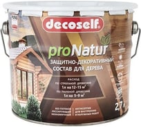 Лессирующий антисептик для дерева Pufas рябина Decoself 2,7л тов-214546