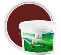 Резиновая краска Резолюкс Universal, 14 кг кр-коричневый 8012 00000001491