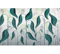 Фотообои ООО Первое ателье листья Folium-стебли в зеленой гамме 400x260 см 109465-1-9-46399