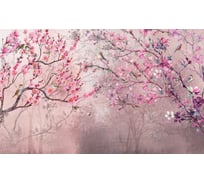 Фотообои ООО Первое ателье Цветущие розовые деревья 200x125 см 98647-1-9-39494