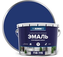 Эмаль Proremontt ПФ-115 Синий 10 кг 9591485 ЛА-00003063