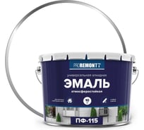 Эмаль Proremontt ПФ-115 Белый глянец 10 кг ЛА-00003059