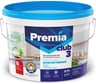 Влагостойкая краска для стен и потолков Premia Club белая, база А, ведро 2.7 л О03899