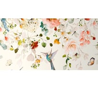 Фотообои на стену флизелиновые 3D Verol Цветы и птицы 500x283 см, 14.15 м2, фото обои для кухни моющиеся виниловые 223-ФФО-05795/