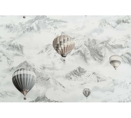 Декоративные обои горячего тиснения на флизелиновой основе Артекс Воздушные шары, 10мх1.06м 10975-01