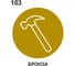 Грунт-Эмаль 3 в 1 Hammer для металлических поверхностей, молотковая краска, глянцевая MALARE бронза, 2,5 кг. КХАМБРОГ0250 8