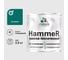 Грунт-Эмаль 3 в 1 Hammer для металлических поверхностей, молотковая краска, глянцевая MALARE зеленый, 2,5 кг. КХАМЗЕЛГ0250 1
