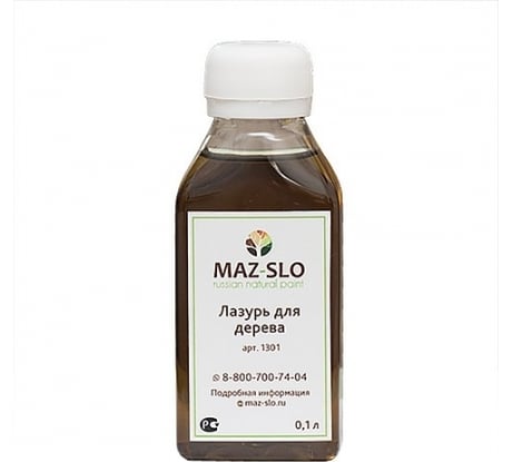 Лазурь для дерева MAZ-SLO Экстрим цвет Палисандр 100 мл 8069832
