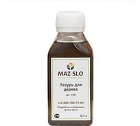 Лазурь для дерева MAZ-SLO Экстрим цвет Рябина 100 мл 8069931