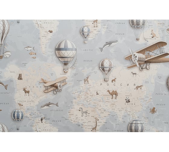 Обои декор г.т. на флиз. основе арт. Атлас OVK, 10мх1,06м 11119-02 11119-02