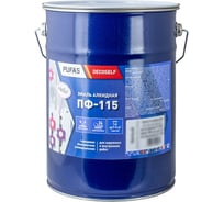 Эмаль Pufas ПФ-115 черная Decoself 5кг=3,7л тов-206024