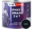 Грунт-эмаль Pufas 3 в 1 черная мат. Decoself 1,9кг тов-212144 1