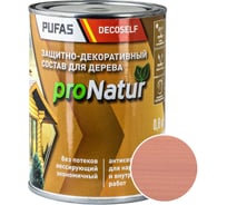 Лессирующий антисептик для дерева Pufas персик Decoself 0,8л тов-214550