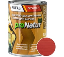 Лессирующий антисептик для дерева Pufas рябина Decoself 0,8л тов-214544