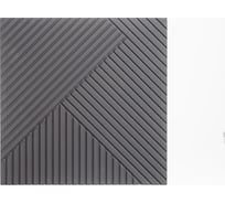 Панели декоративные стеновые Paneliavrora из лмдф в пвх пленке "Bamboo stiks" цвет Графит 4640174740287