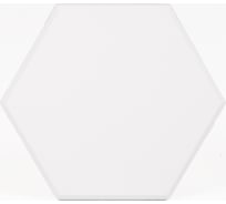 Панели декоративные стеновые Paneliavrora из лмдф в пвх пленке "Hexagon" цвет Белый 4640174740720
