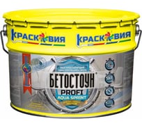 Быстросохнущая грунт-эмаль на водной основе Красковия Бетостоун PROFI «AQUA SPRINT» RAL 7040 10кг ER-00004775