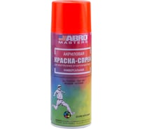 Аэрозольная флуоресцентная краска ABRO INDUSTRIES INC оранжевая, 400 мл SPF-102-AM-R