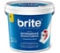 Интерьерная влагостойкая краска BRITE PROFESSIONAL  глубокоматовая белая (база А), ведро 0.9л О02249 1