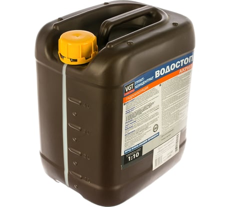 Грунт VGT Водостоп-акрил концентрат 5 кг 11605393