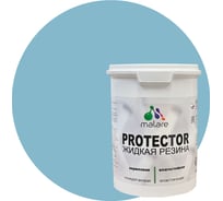 Жидкая резина MALARE универсальная резиновая краска, быстросохнущая, без запаха, полуглянцевая, морская волна, 2 кг 4610362812539