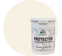 Жидкая резина MALARE универсальная резиновая краска, быстросохнущая, без запаха, полуглянцевая, парное молоко, 1 кг 4610362812812