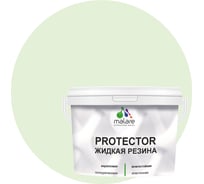 Жидкая резина MALARE универсальная резиновая краска, быстросохнущая, без запаха, полуглянцевая, светло-зеленый, 10 кг 4610362813123
