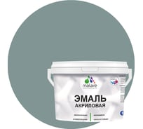 Эмаль акриловая универсальная для деревянных и минеральных поверхностей MALARE моющаяся, агатовый серый, 1 кг. 4620262405908