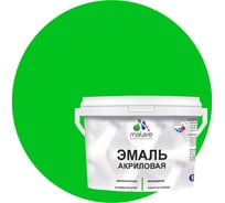 Эмаль акриловая универсальная для деревянных и минеральных поверхностей MALARE моющаяся, освежающий зеленый, 2 кг 4620262407513