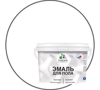 Эмаль для пола акриловая MALARE экологичная без запаха, износостойкая, быстросохнущая, полуглянцевая, белая, 2 кг ЭПОЛБЕЛПГ0200