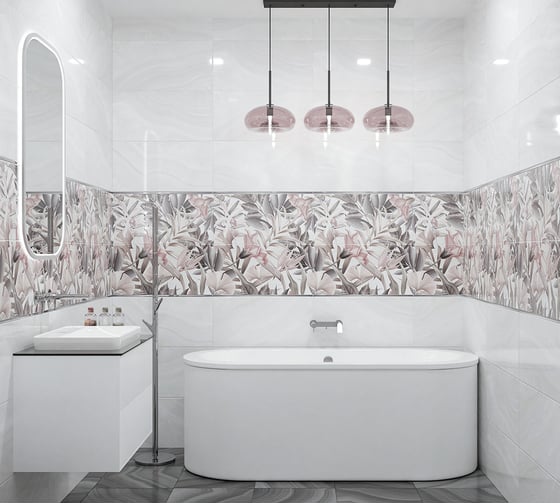 Плитка Azori Ceramica ACATE FLORA1 8 шт. 00-00108403