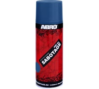 Аэрозольная краска ABRO INDUSTRIES INC Abro Sabotage 021 синяя, 400 мл SPG-021
