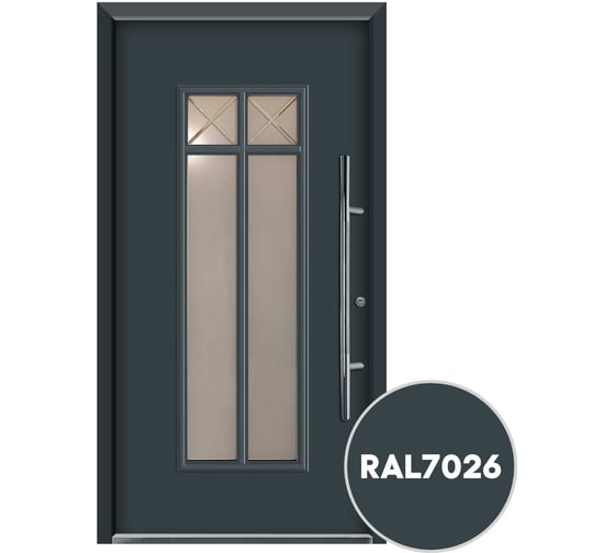 Грунт-эмаль 3 в 1 KOVALI полуглянец Гранитовая серая RAL 7026 (2,4кг) kov3.1.5С7026