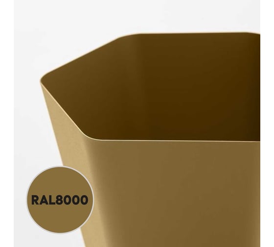 Грунт-эмаль 3 в 1 KOVALI полуглянец Зелено-коричневая RAL 8000 (0,8кг) kov3.1.4С8000