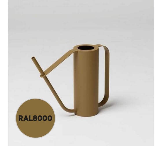 Грунт-эмаль 3 в 1 KOVALI полуглянец Зелено-коричневая RAL 8000 (0,8кг) kov3.1.4С8000