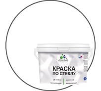 Краска по стеклу и керамике MALARE для декора и творчества, акриловая без запаха, полуглянцевая, белая, 10 кг 4620262408855