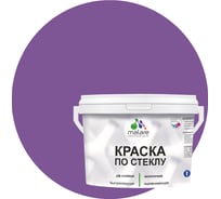 Краска по стеклу и керамике MALARE для декора и творчества, акриловая без запаха, полуглянцевая, георгин, 1 кг 4620262409142