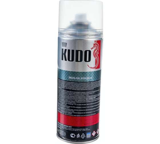 Эмаль универсальная KUDO RAL 3000 огненно-красный KU-03000