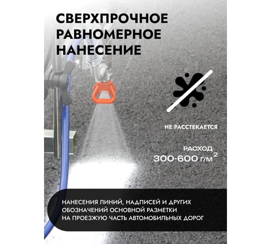 Дорожная краска ГРИДА АК-501 белая НФ-00000483