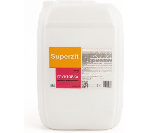 Грунтовка глубокого проникновения Volakom Superzit 10 л 658385