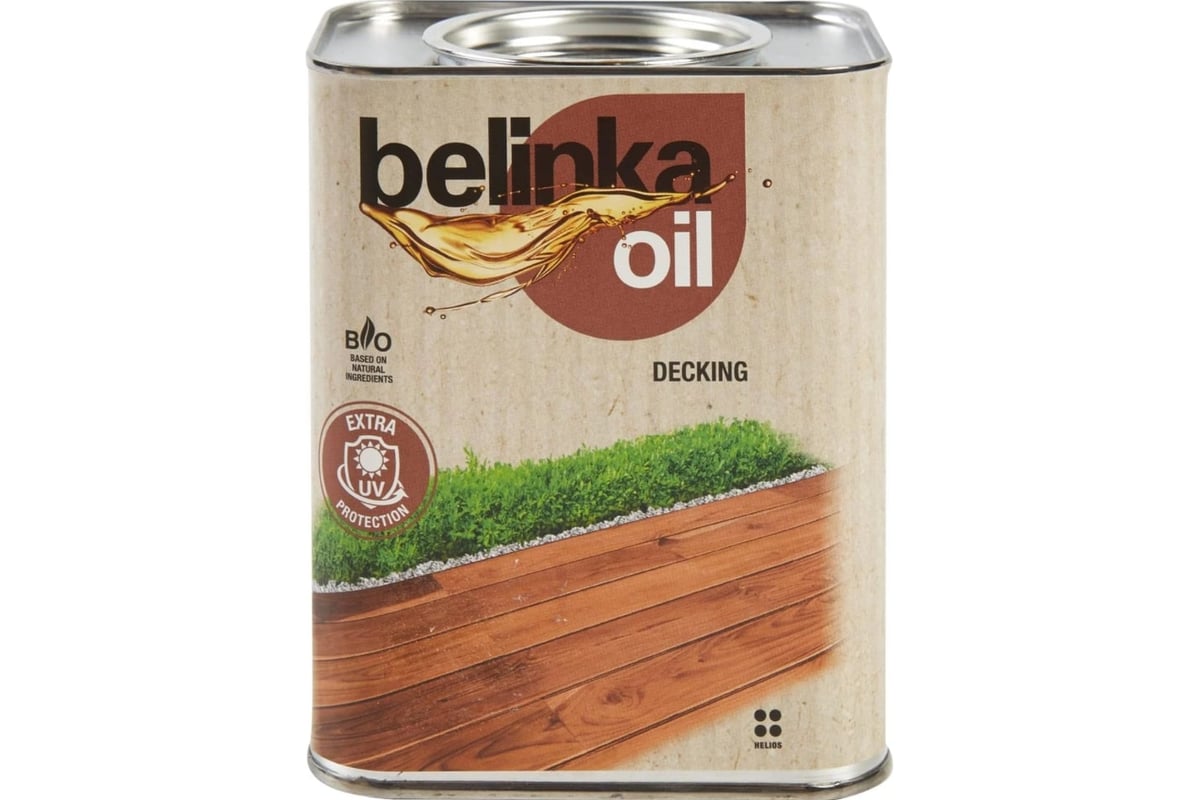 Масло Belinka Oil Decking для наружных работ 202 орех 2,5л 46530603 -  выгодная цена, отзывы, характеристики, фото - купить в Москве и РФ