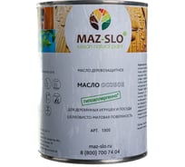 Масло для игрушек и посуды из дерева MAZ-SLO "Особое" цвет Дуб, 1 л 8065186