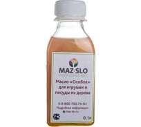 Масло для игрушек и посуды из дерева MAZ-SLO "Особое" цвет Золото, 100 мл 8065049