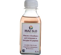 Масло для игрушек и посуды из дерева MAZ-SLO "Особое" цвет Серебро, 100 мл 8065063