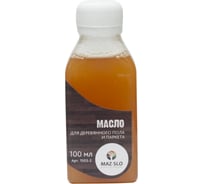 Масло для деревянного пола и паркета MAZ-SLO цвет Эбен, 100 мл 8074843