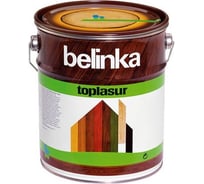 Лазурное покрытие для защиты древесины Belinka TOPLASUR 72 санториново-синий 1л 51272